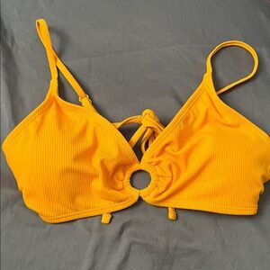 No Boundaries Yellow Bikini Top